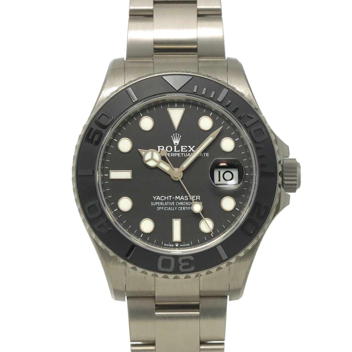 Yacht Master 42 226627 Titanium Automatic Black Dial Mens Watch