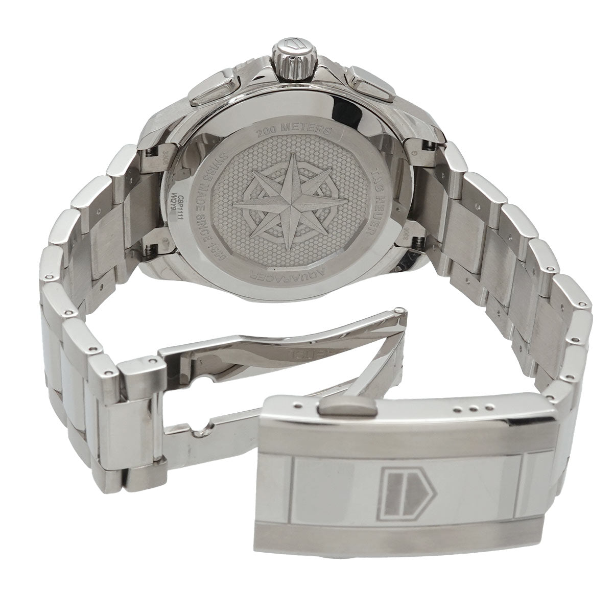 Aquaracer Chronograph CBP1111 Date Silver Dial Mens