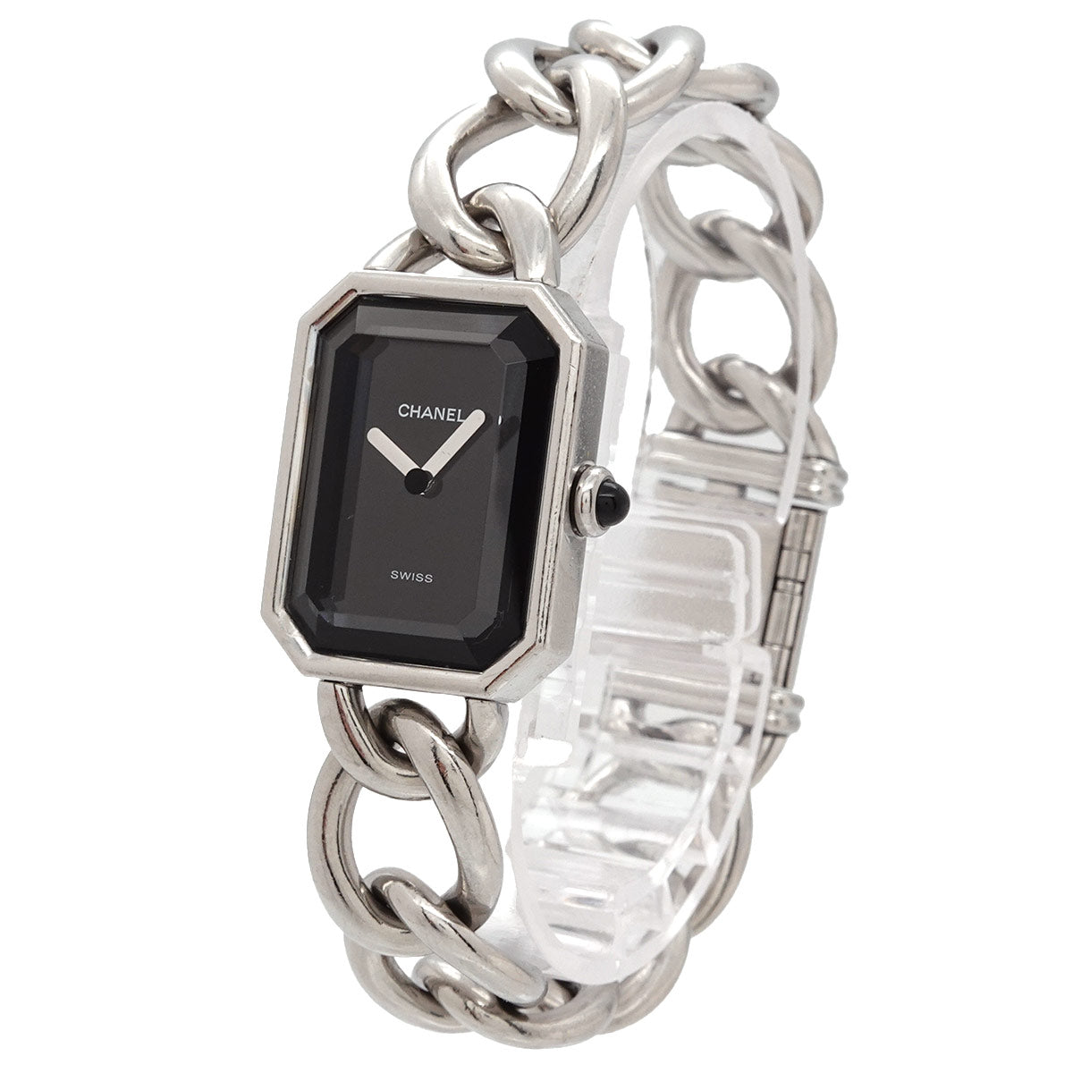 Premiere L Size H0452 Quartz Black Dial Ladies Watch