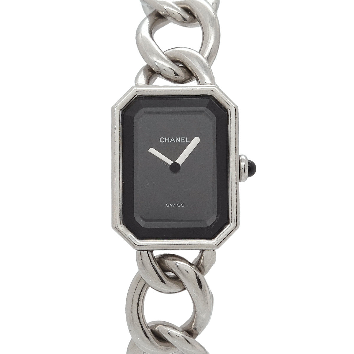Premiere L Size H0452 Quartz Black Dial Ladies Watch
