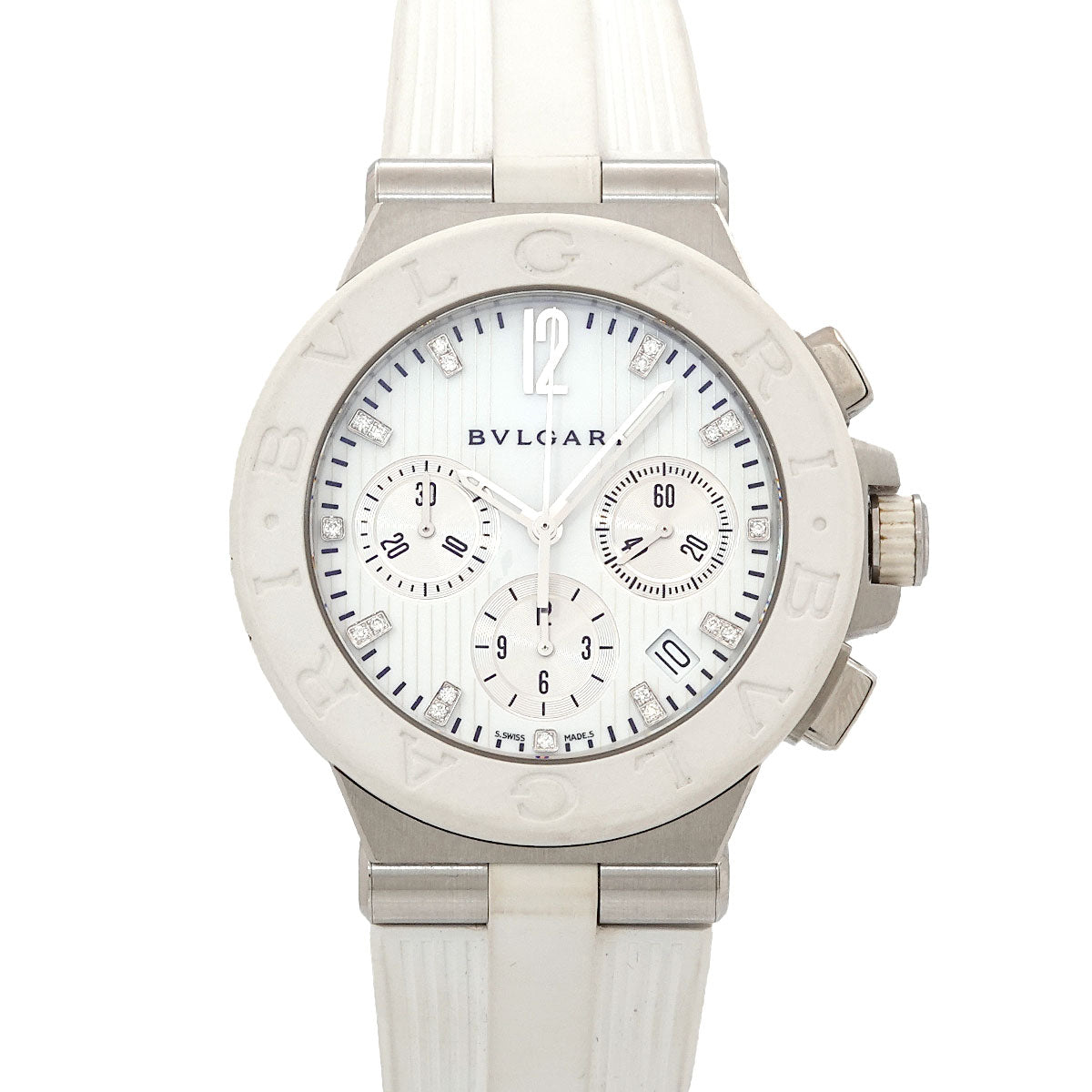Diagono Chronograph DG40SCH Date Automatic White Dial