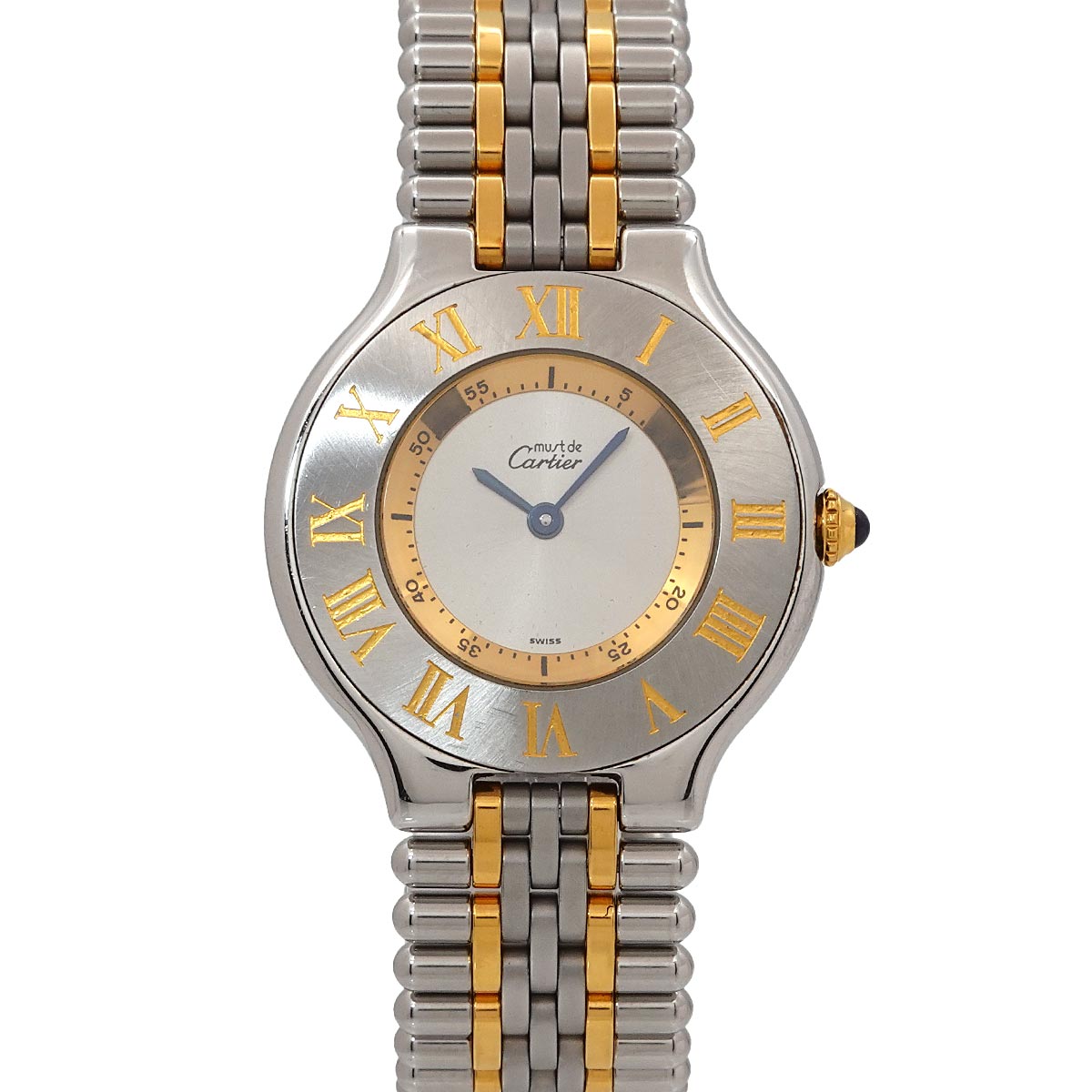 Must 21 W10072F4 Quartz Silver Dial Boys Watch