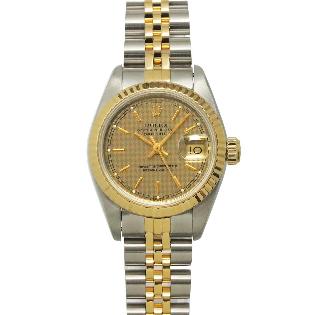 Datejust 69173 Serial E Automatic Gold Dial 750 YG Ladies