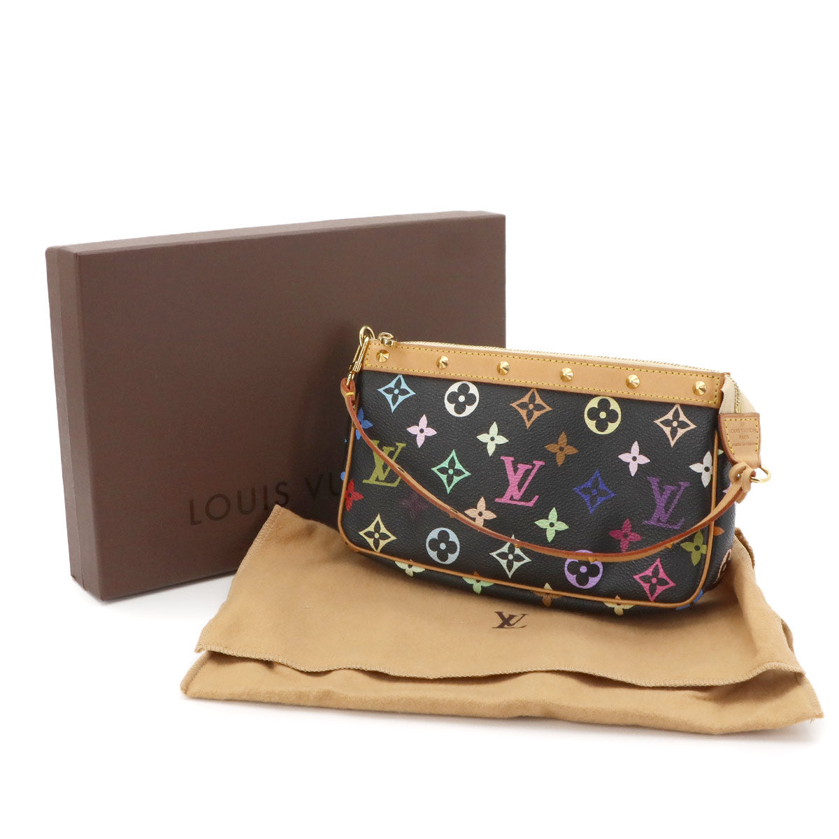 Monogram Multicolor Pochette Accessoires Noir M92648