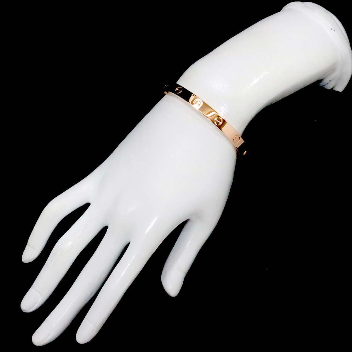 Love Bracelet Bangle 18K Pink Gold 750 Size17