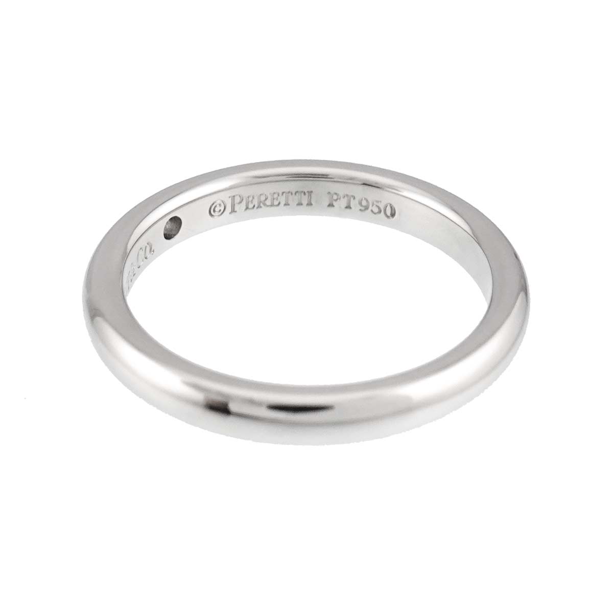 Stacking Band Ring Diamond 1P Platinum Size5.25(US)