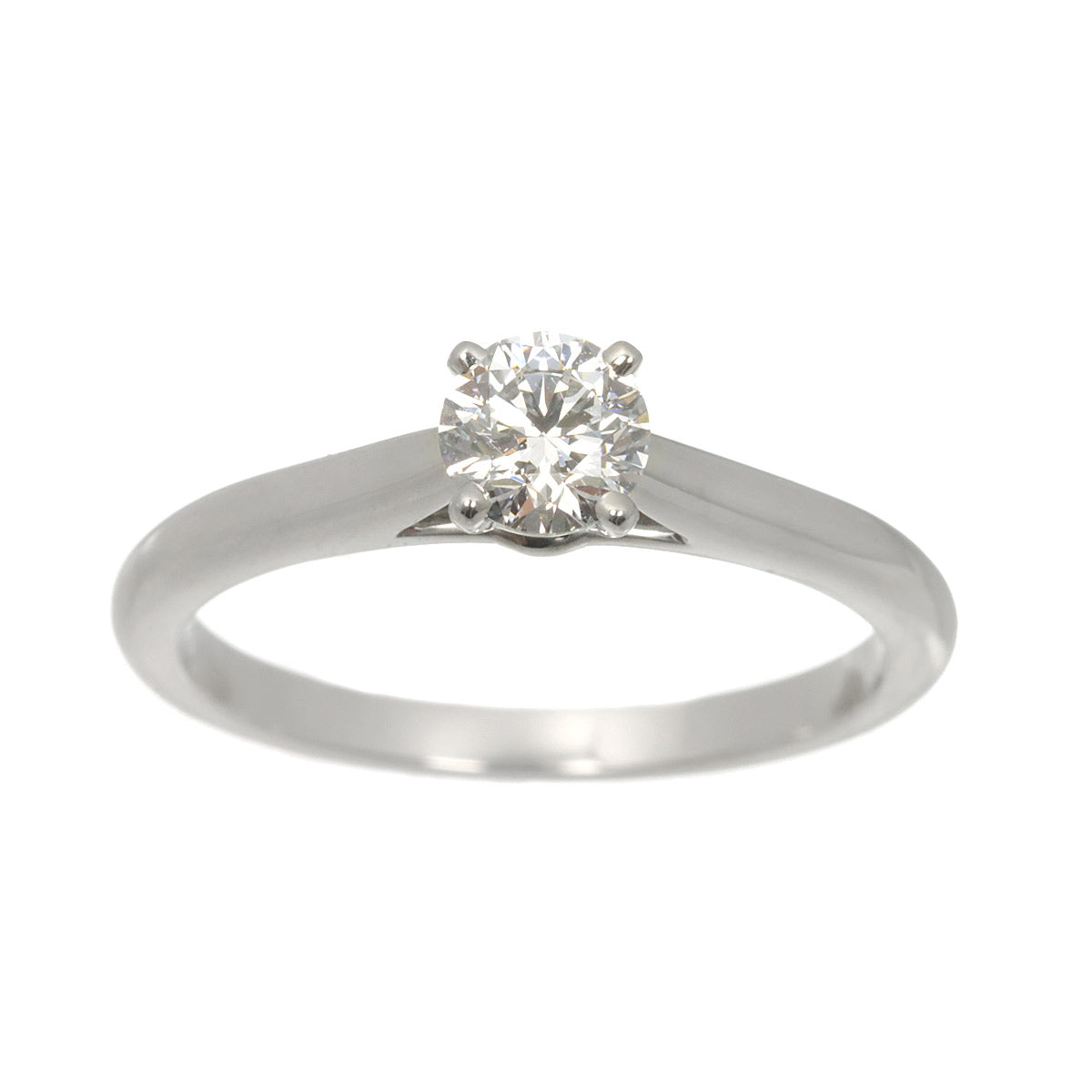 Diamond 0.37ct E/VVS2/EX Ring Pt Platinum Size49 4.75-5(US)