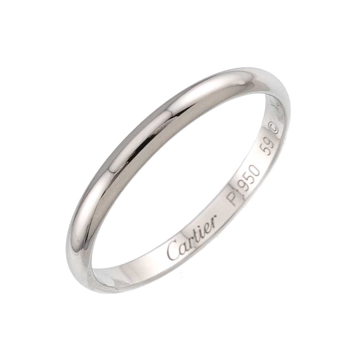 Classic Ring Platinum Size59 8.75(US)