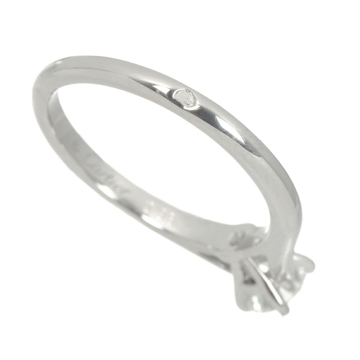 Diamond 0.33ct G/VS1/3EX Ring Platinum size48 4.5(US)
