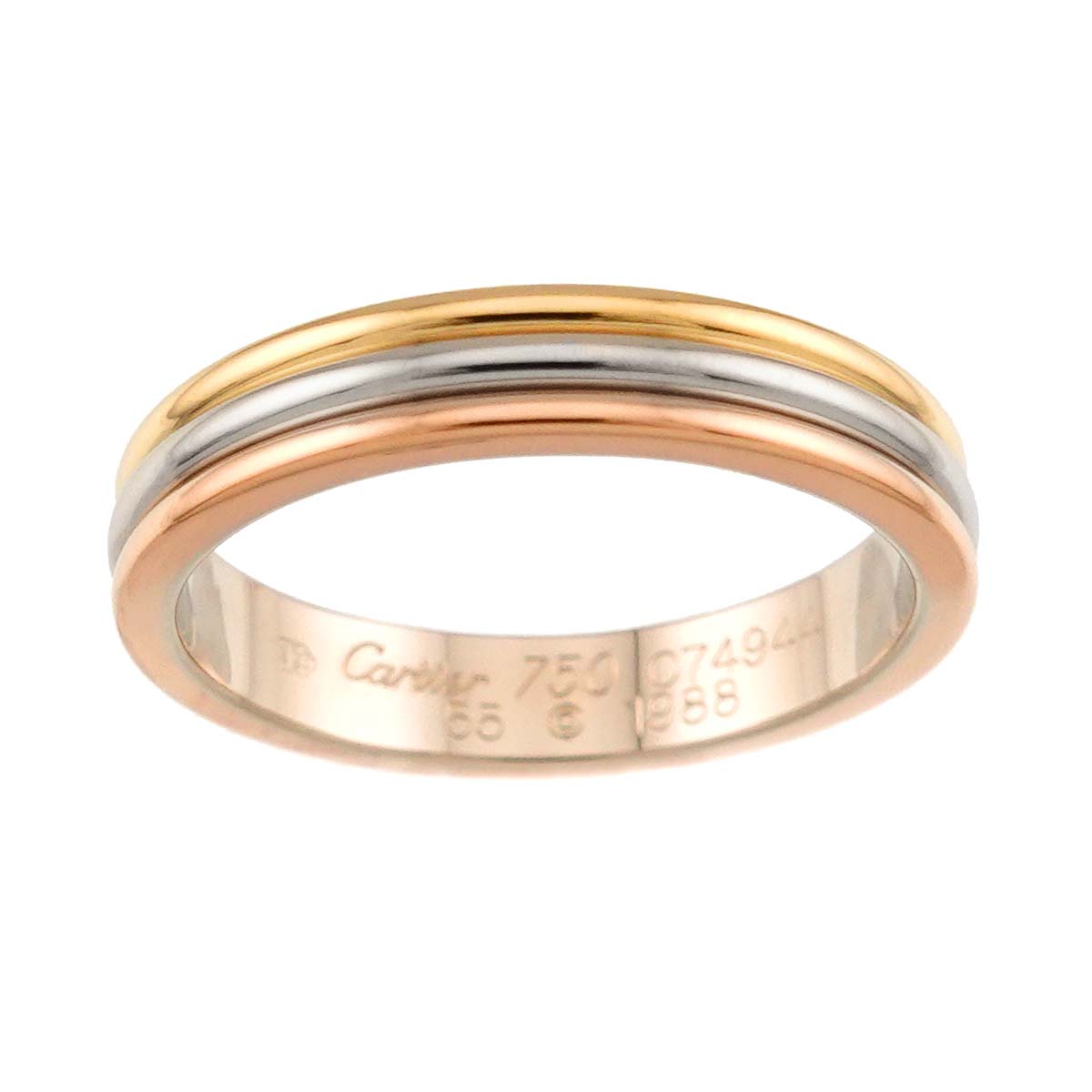 Vendome Ring 18K YG WG PG 750 size55 6.75-7.25(US)