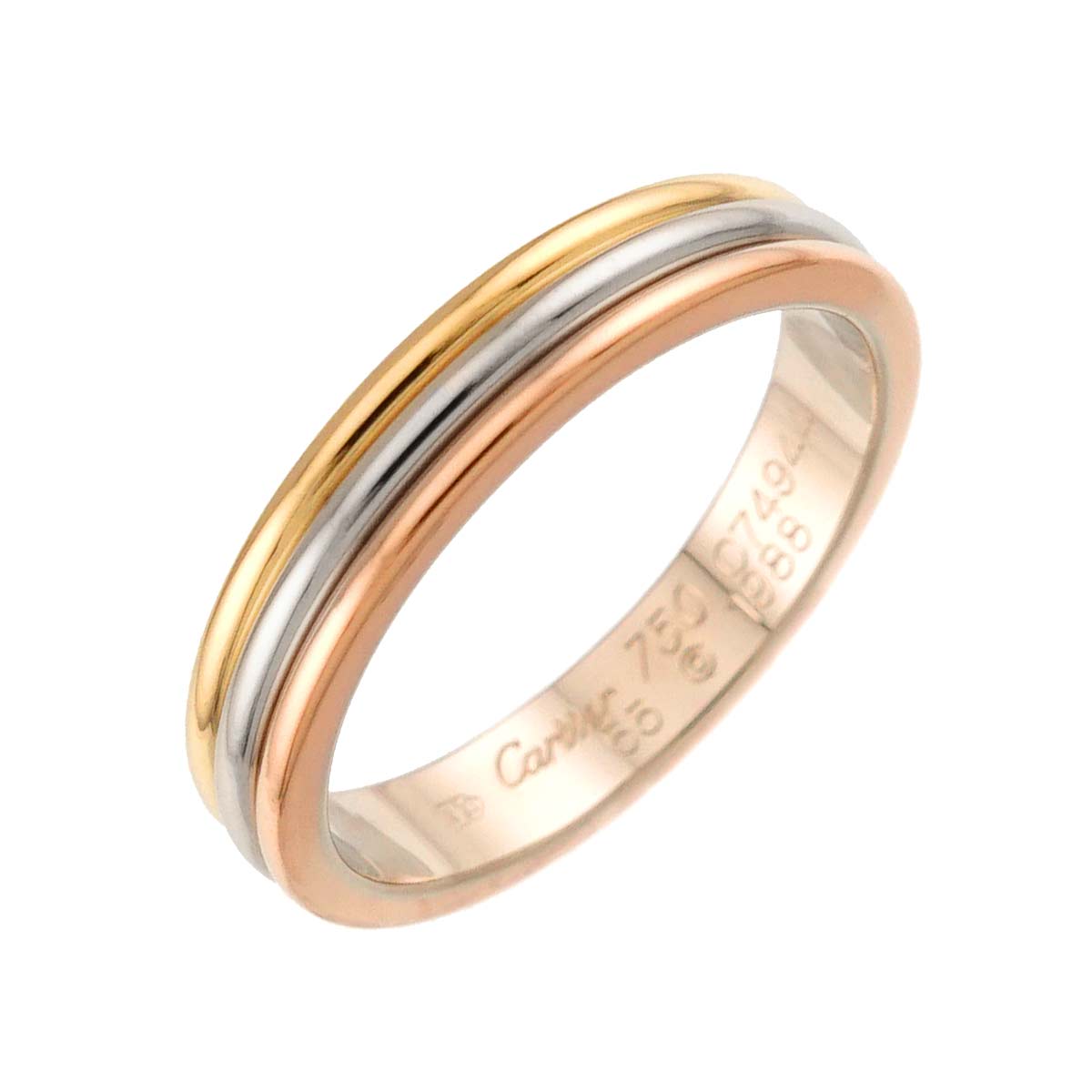 Vendome Ring 18K YG WG PG 750 size55 6.75-7.25(US)