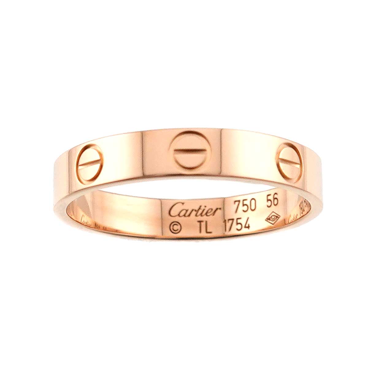 Mini Love Ring 18K Pink Gold 750 size56 7.25-7.5(US)