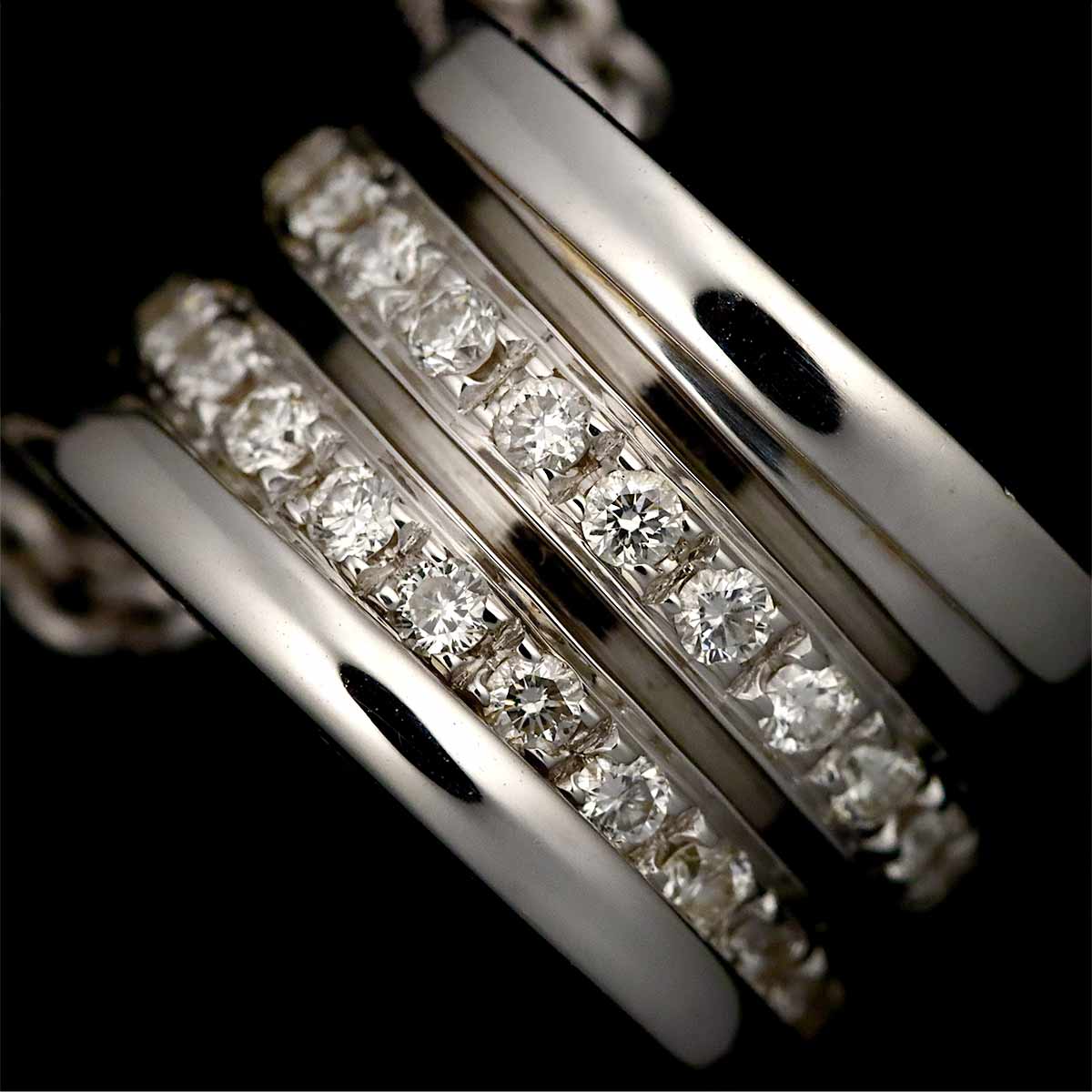 B-ZERO1 Diamond Necklace 18K WG White Gold 750