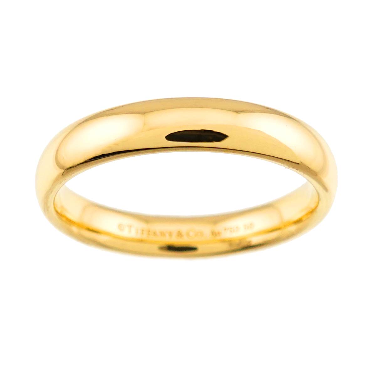Forever Band Ring 18K Yellow Gold 750 Size9(US)