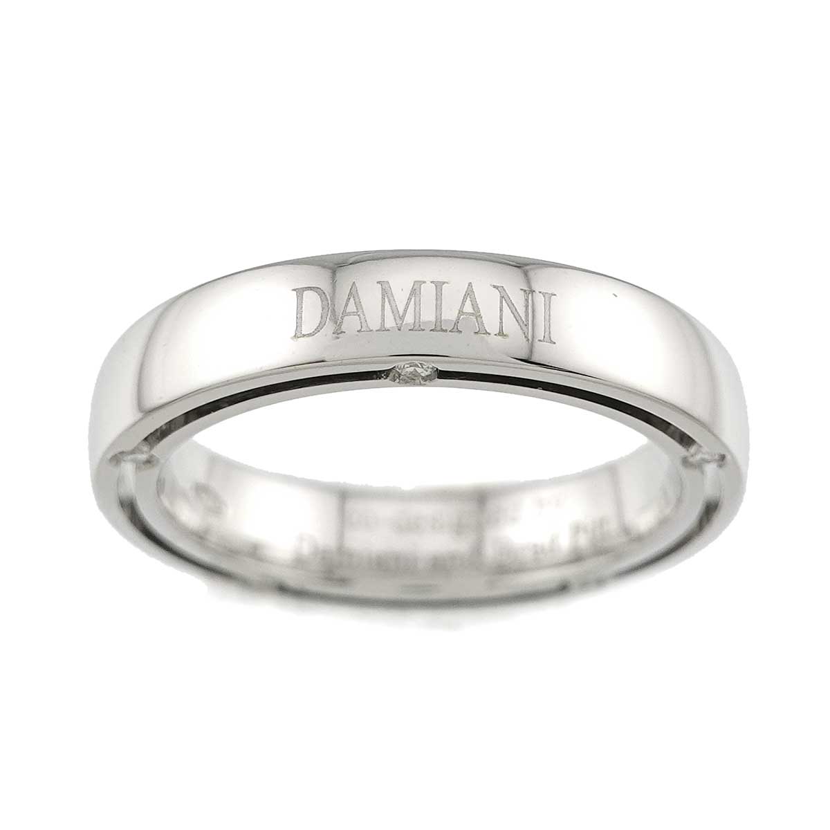 D-SIDE Diamond 10P Ring 18K White Gold 750 size5.25-5.5(US)