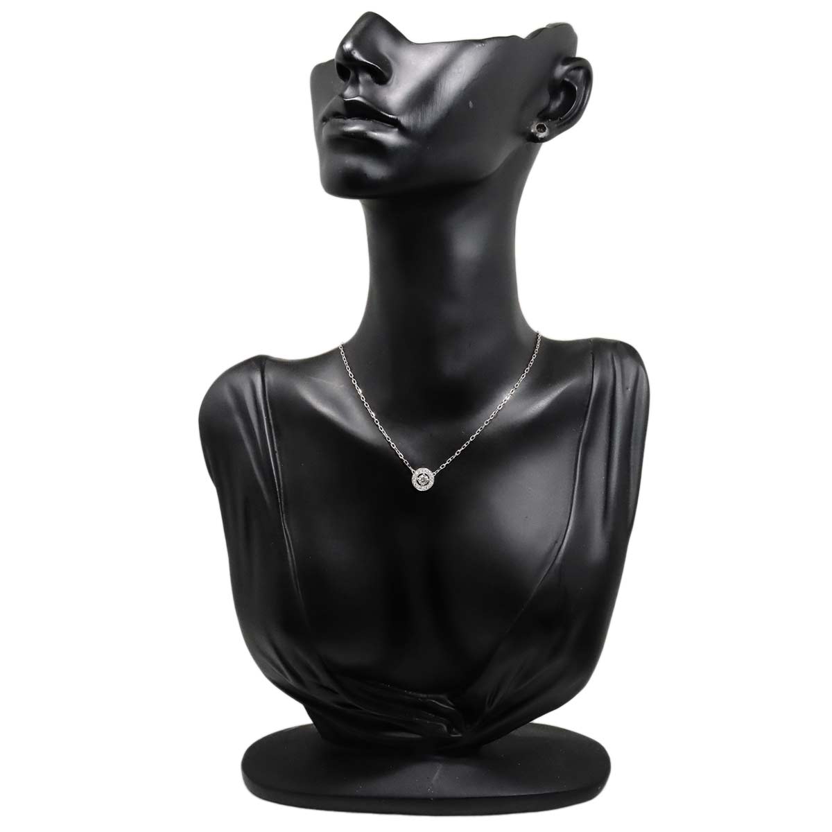 Diamond Necklace 18K WG 750