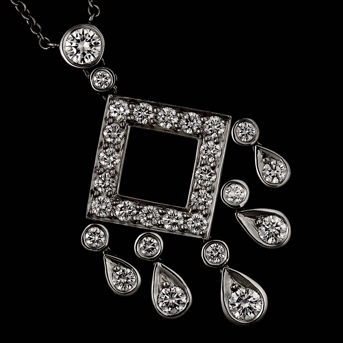 Legacy Diamond Necklace Pt Platinum