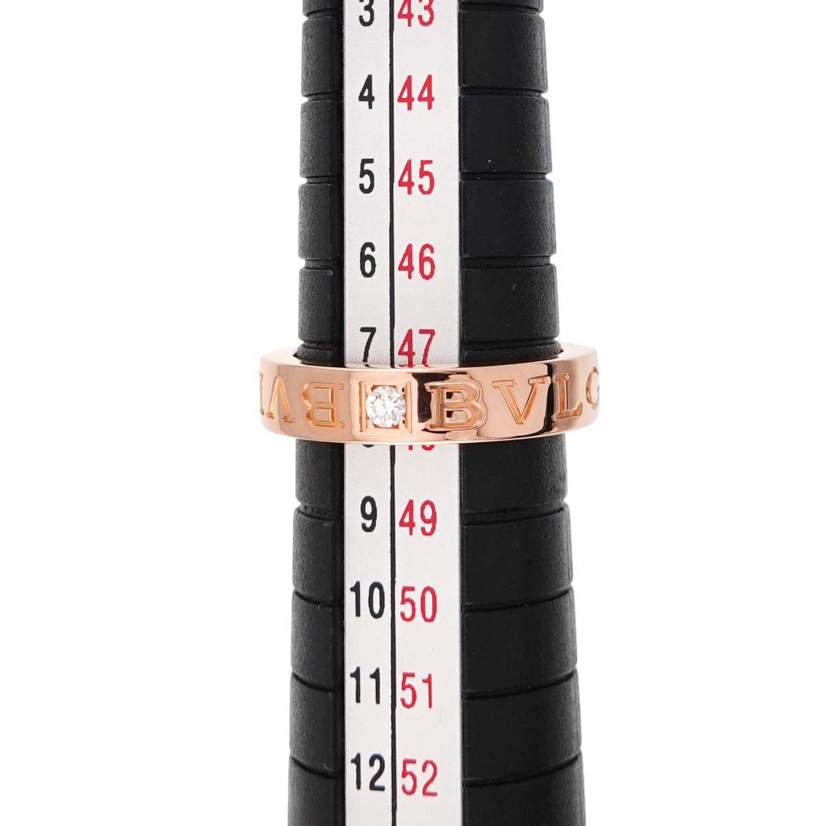 B-ZERO1 Diamond Ring 18K Pink Gold 750 Size4(US)
