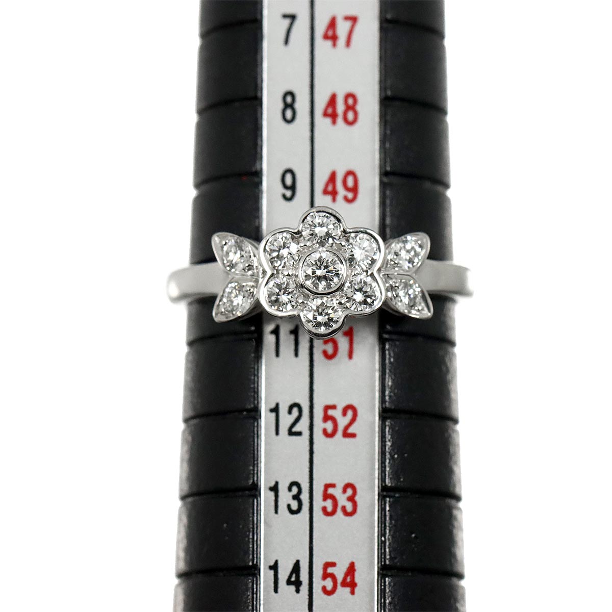 Flora Diamond Ring Pt Platinum Size5.25(US)