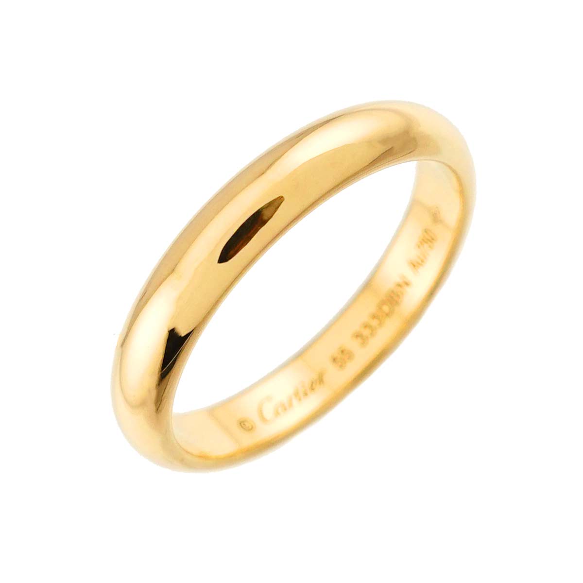 1895 Classic Band Ring 18K YG 750 size55 7.25(US)