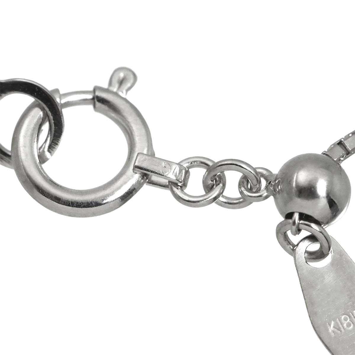 Diamond 1.20ct Necklace 18K White Gold 750