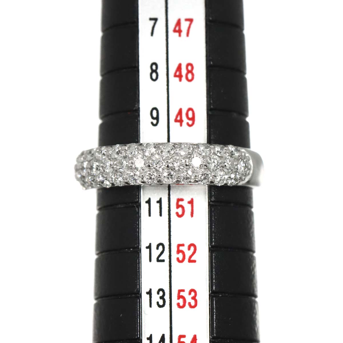 Diamond 0.60ct Ring 18K WG 750 Size5.25(US)