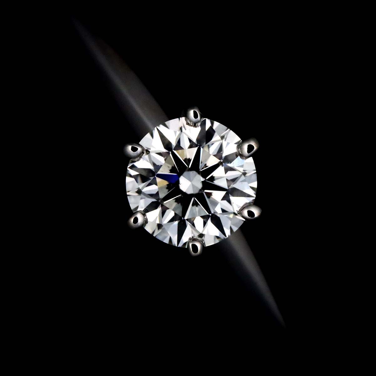Diamond 0.50ct Ring Pt 5.75-6(US)