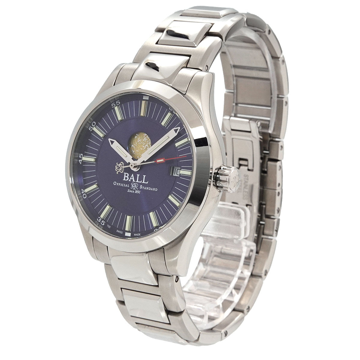 Engineer 2 Moon phase NM2282C Autometic Blue Dial Mens Watch
