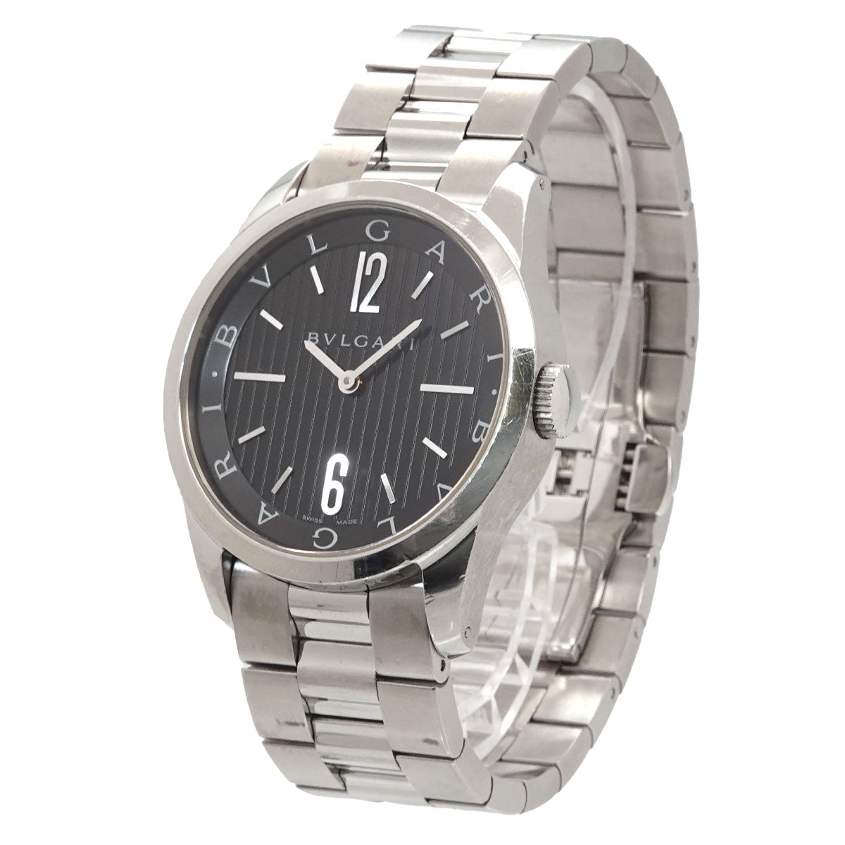 Solotempo ST37S Quartz Black Dial Mens Wrist Watch