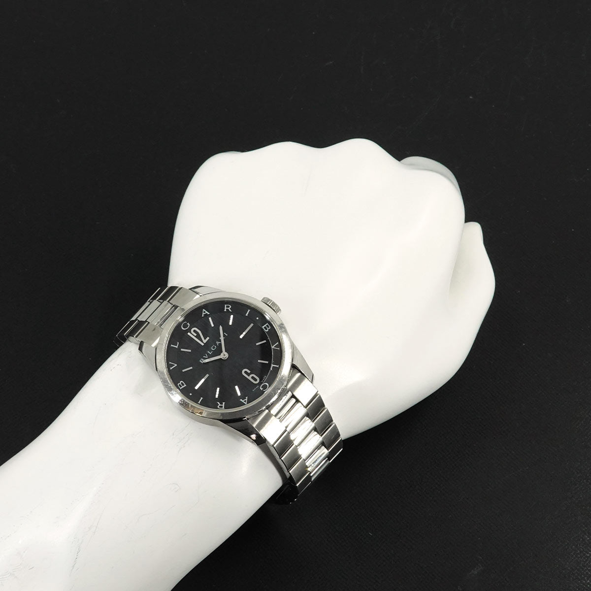 Solotempo ST37S Quartz Black Dial Mens Wrist Watch