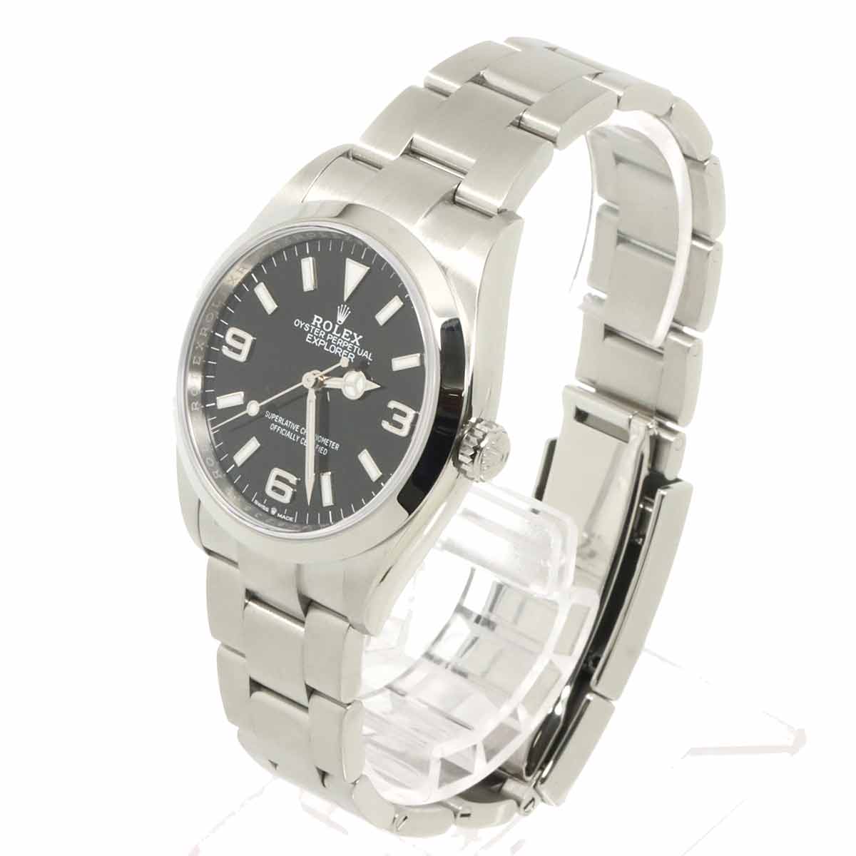Explorer 1 124270 Serial Random Automatic Black Dial Mens Watch
