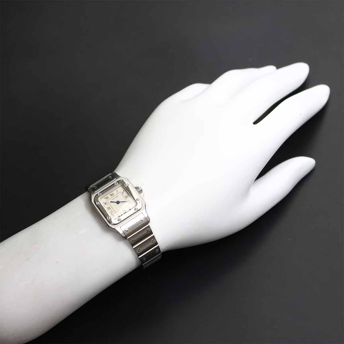 Santos Galbee SM W20024D6 Quartz Cream Dial Ladies Watch