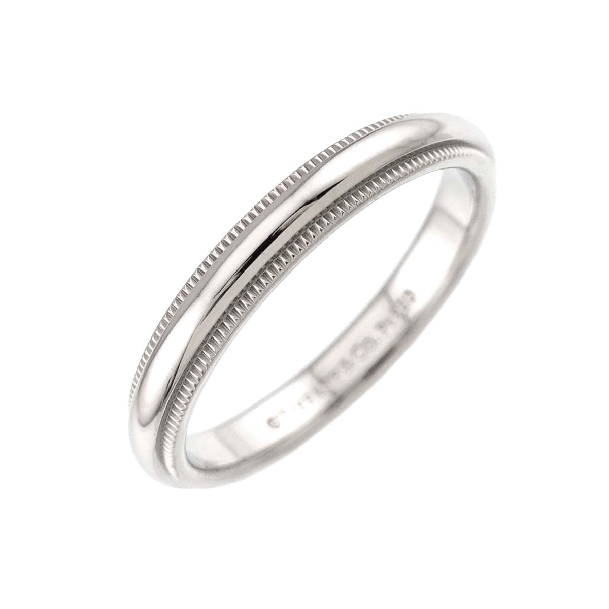 Milgrain Band Ring Pt Platinum Size7.25(US)