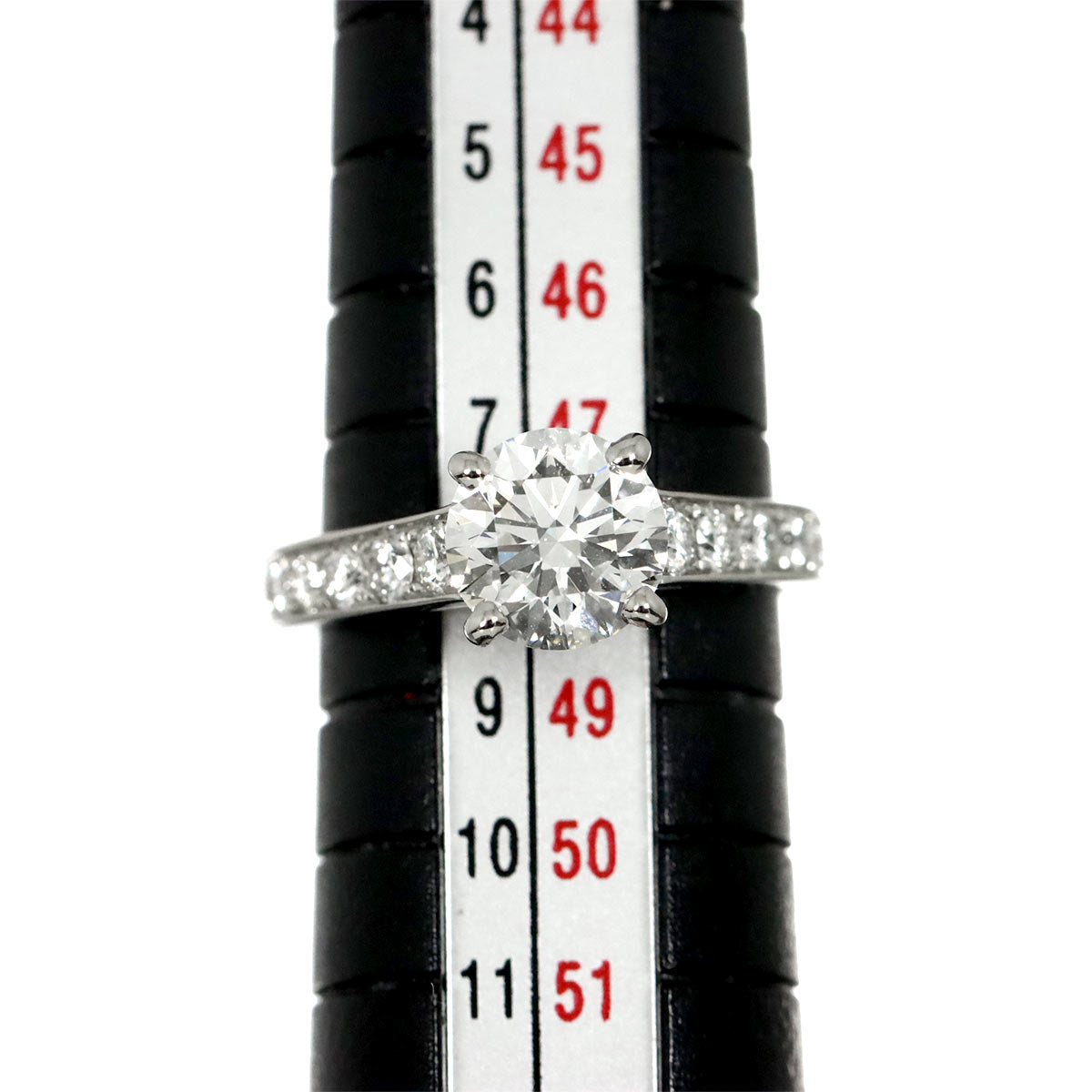 Diamond 1.36ct D/VVS2/3EX Ring Platinum size48 4.5(US)