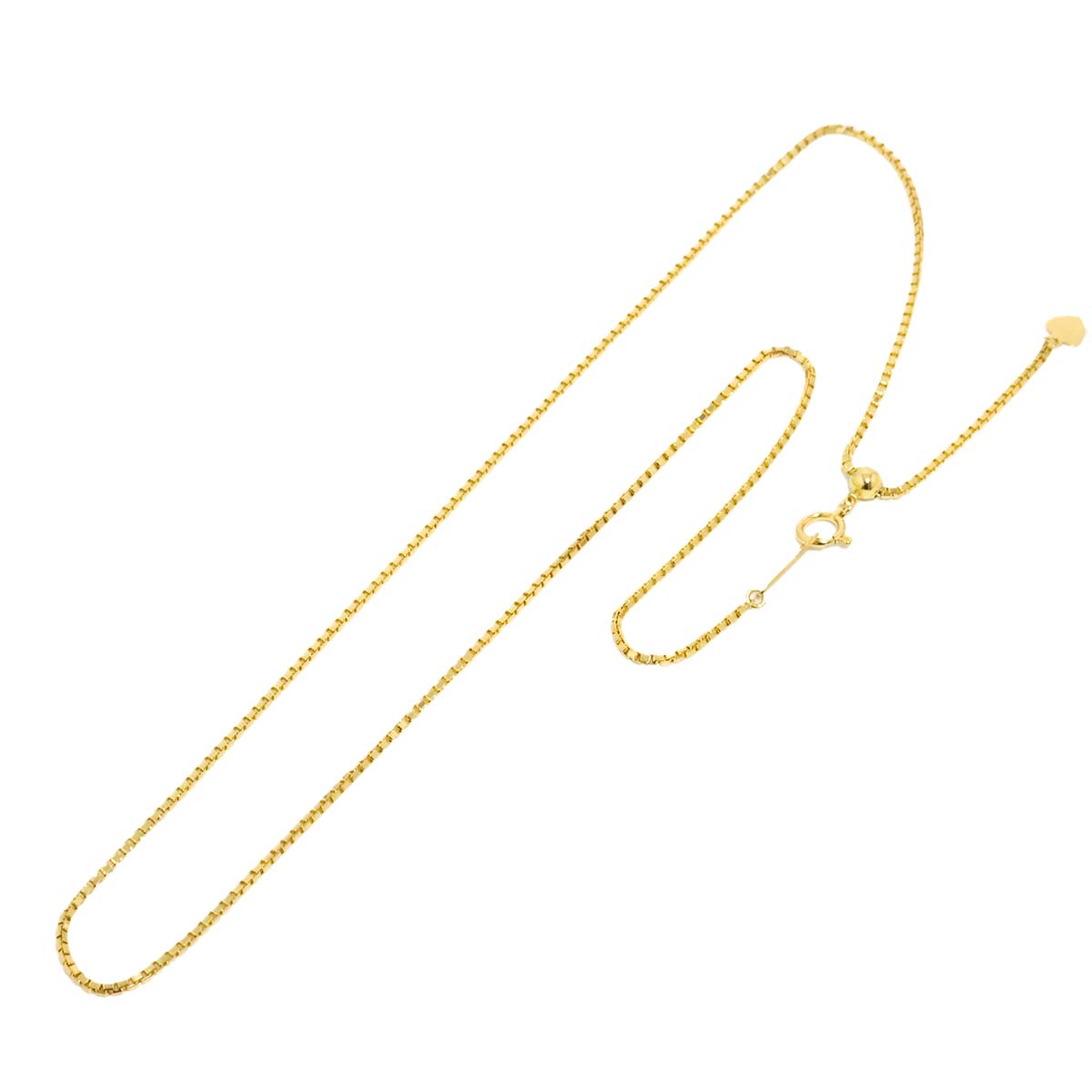 Venetian Necklace 18K K18 YG Yellow Gold 750
