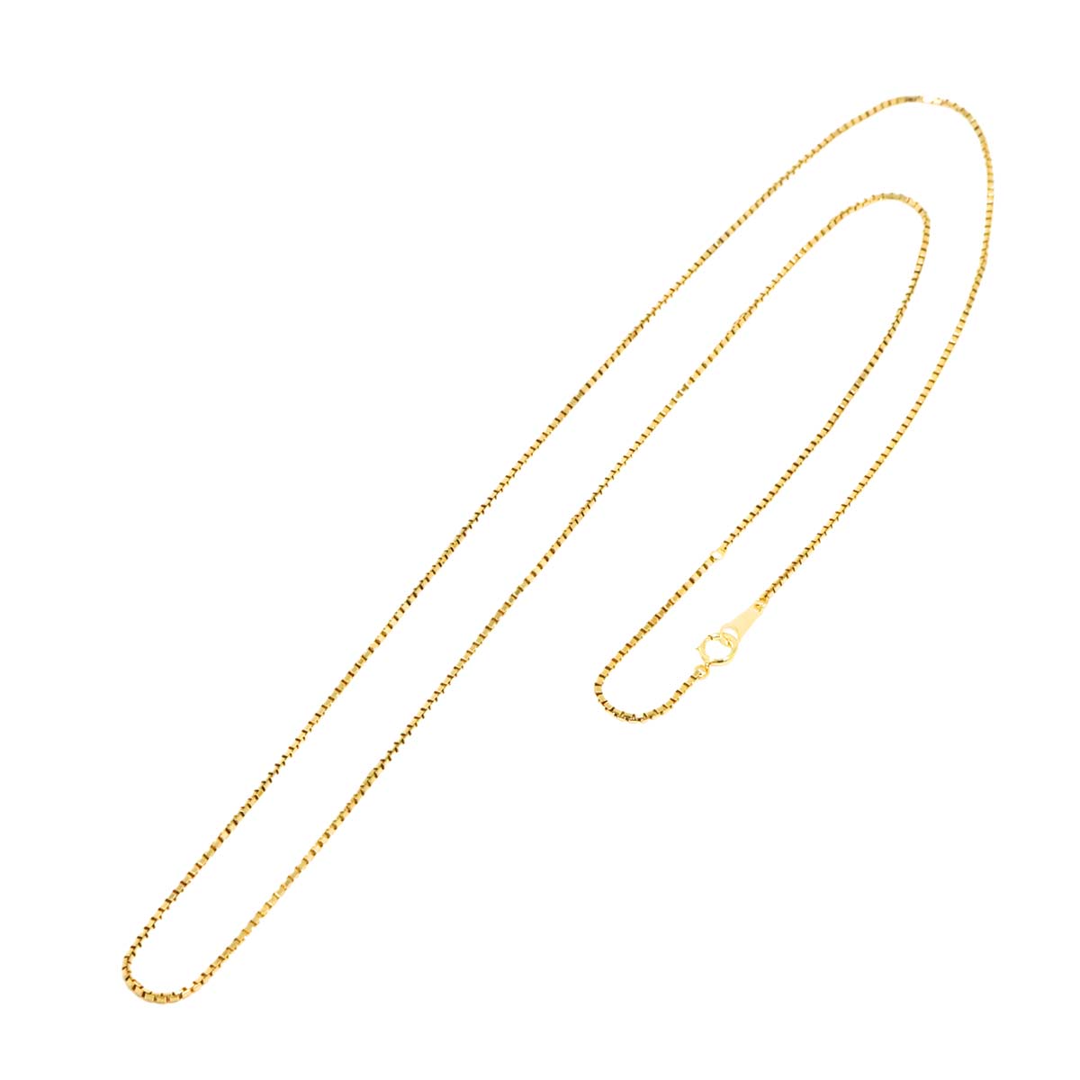Venetian Necklace 18K K18 YG Yellow Gold 750