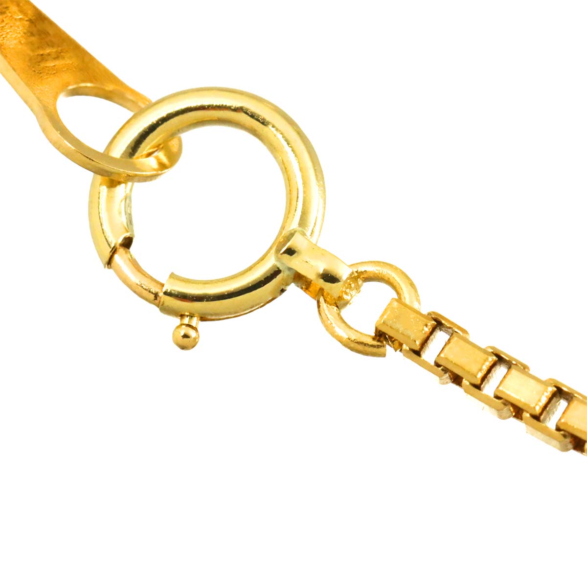 Venetian Necklace 18K K18 YG Yellow Gold 750