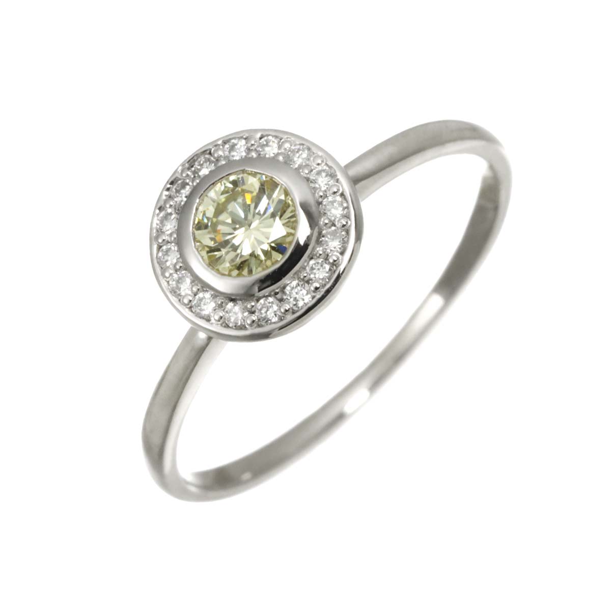 Diamond 0.252ct/0.07ct Ring Pt Platinum size5-5.25(US)