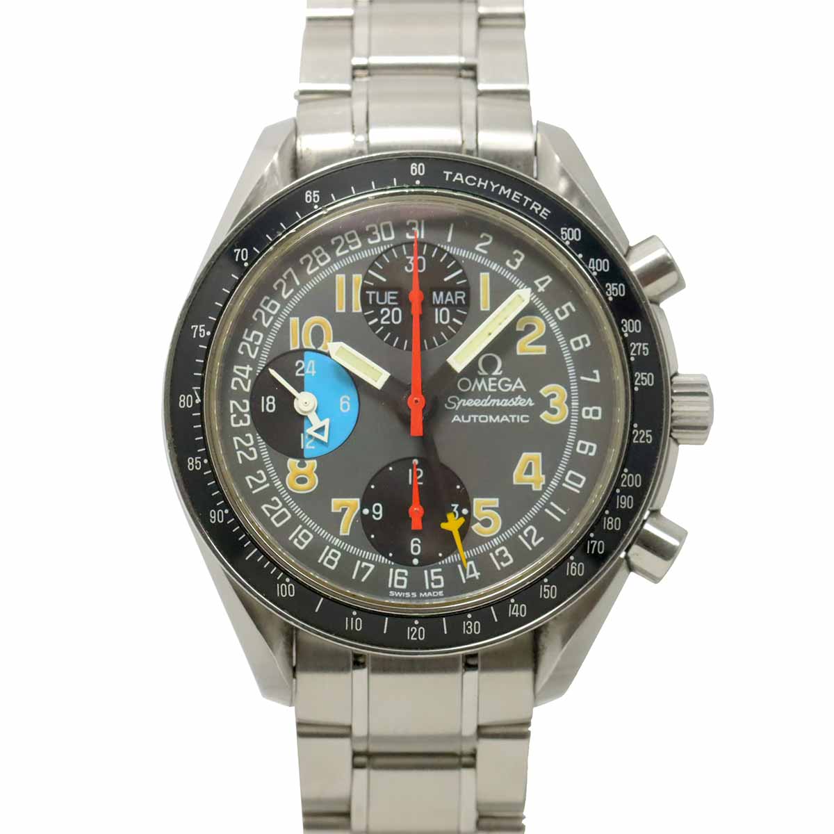 Speedmaster Mark40 3520 53 Automatic Gray Dial Mens Watch