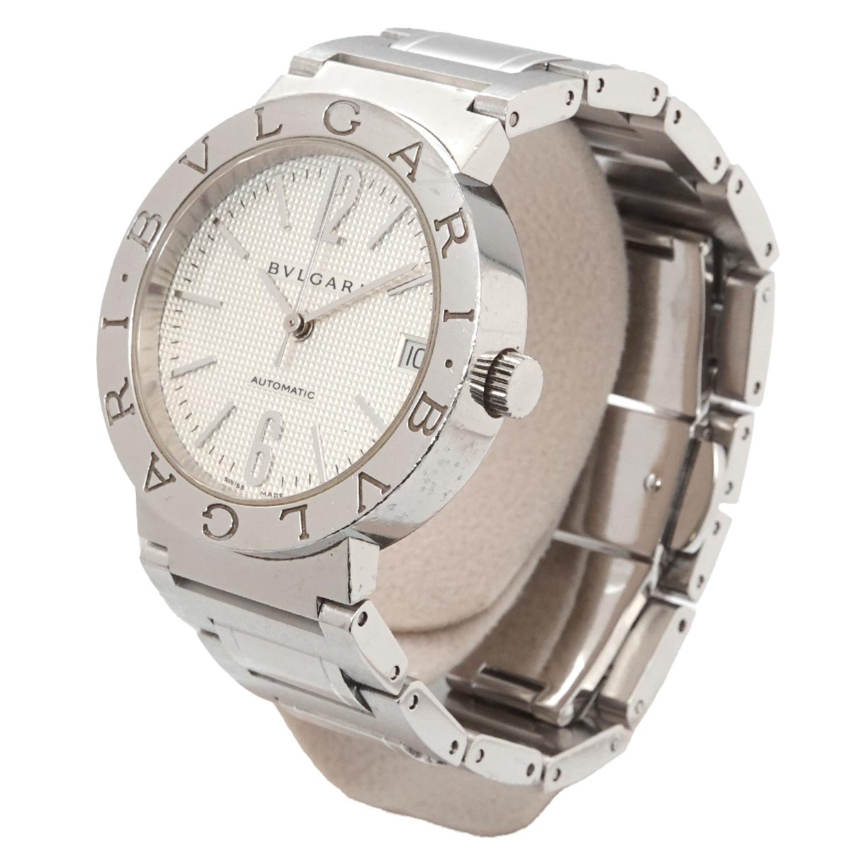 BVLGARIBVLGARI BB33SSAUTO Automatic Date Silver Dial Boys