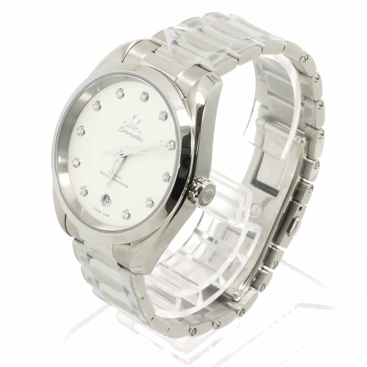 Seamaster 220 10 38 20 52 001 11P Diamond Automatic Silver Dial