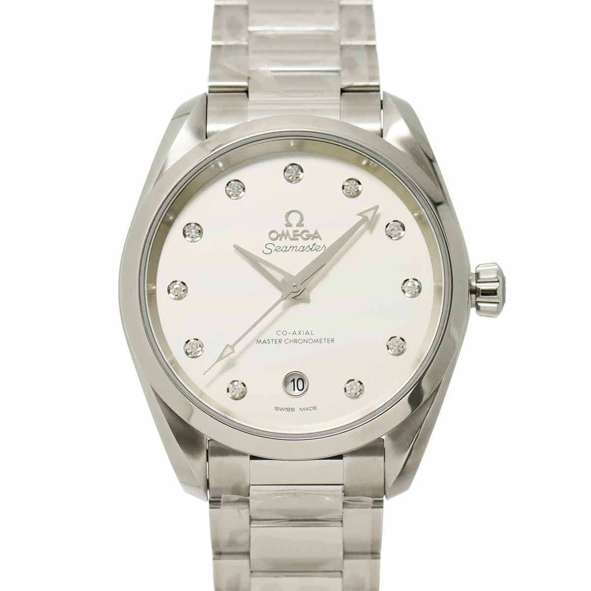 Seamaster 220 10 38 20 52 001 11P Diamond Automatic Silver Dial