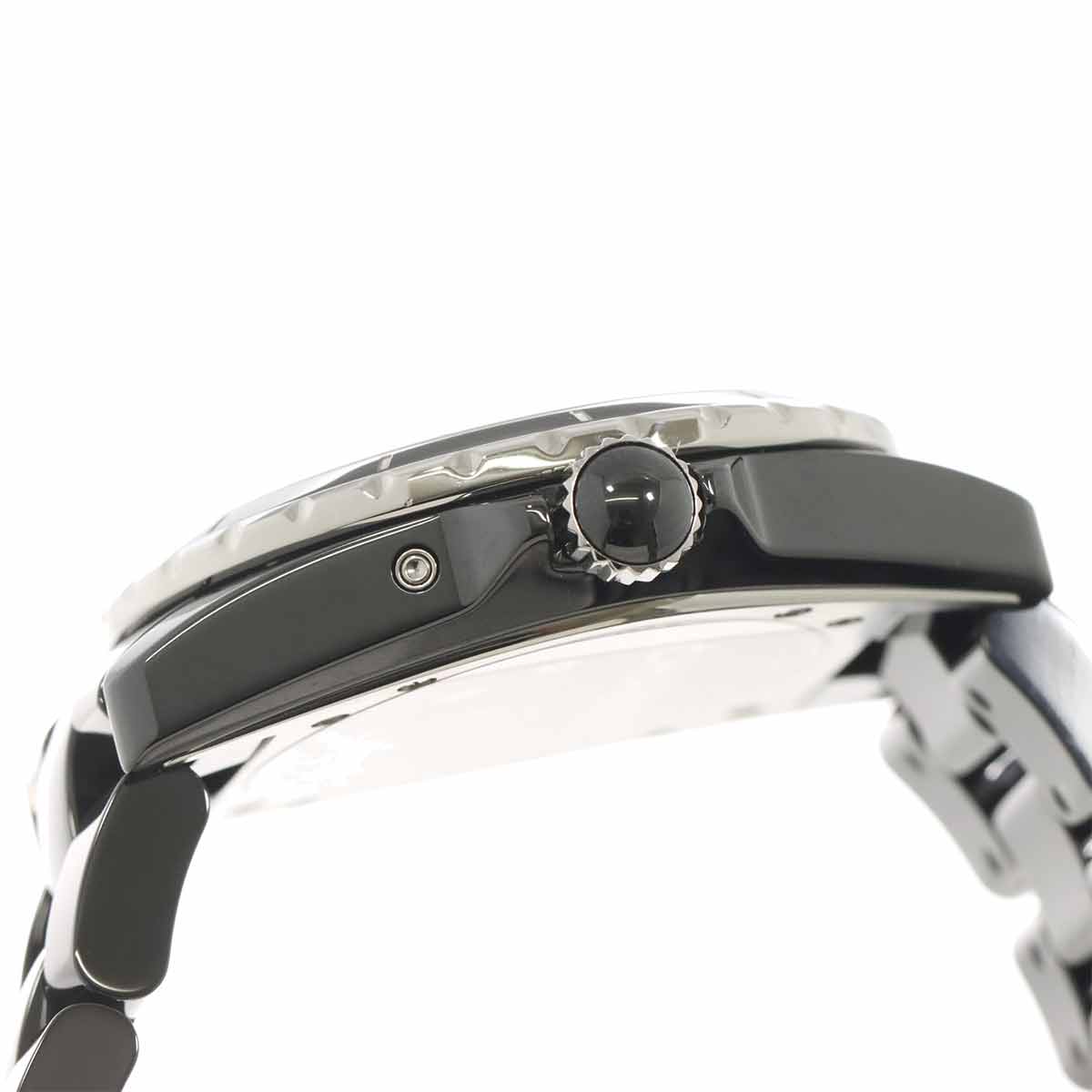 J12 Phase De Lune H3406 Moon phase Automatic Black Dial Mens
