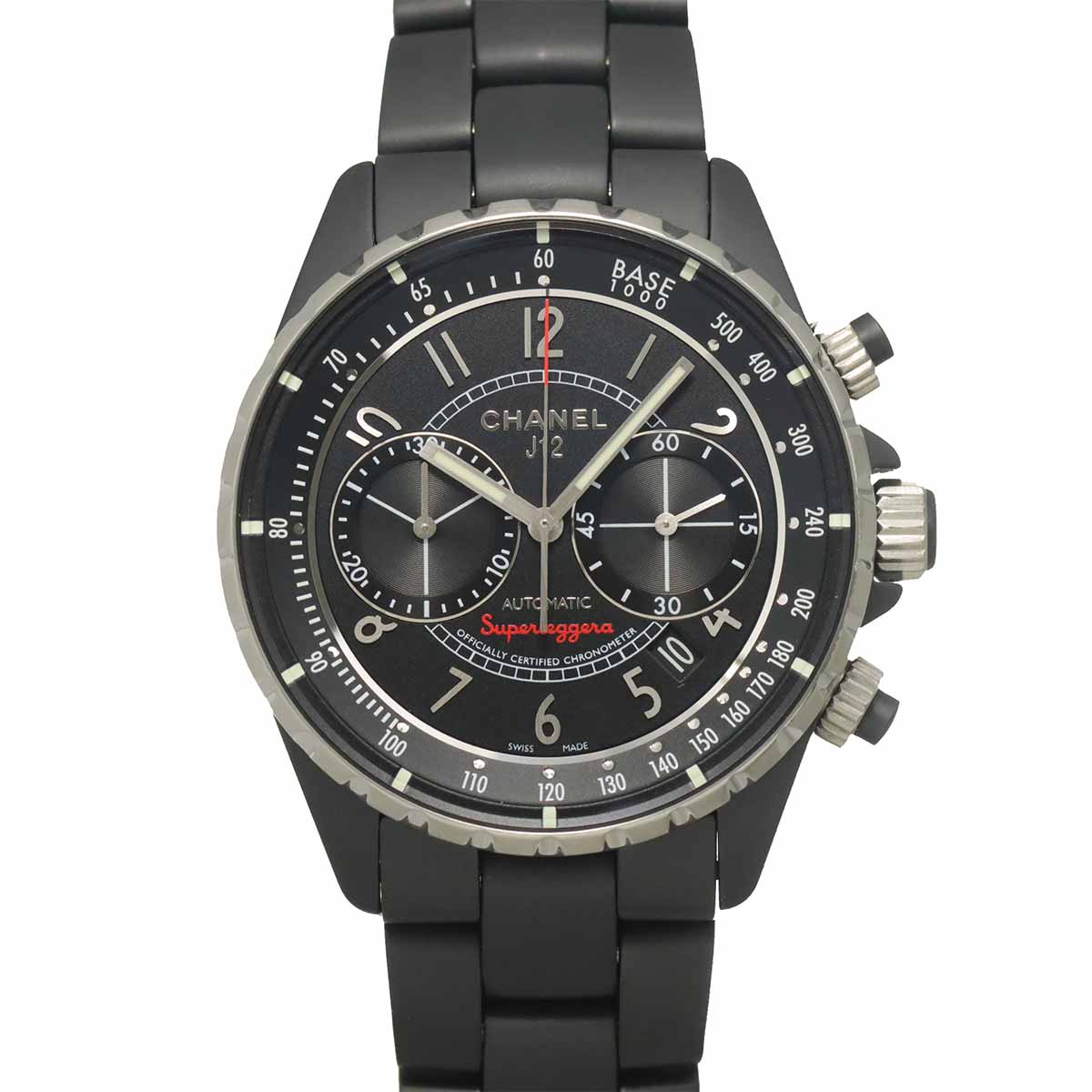 J12 Superleggera H3409 Black Ceramic Automatic Chronograph