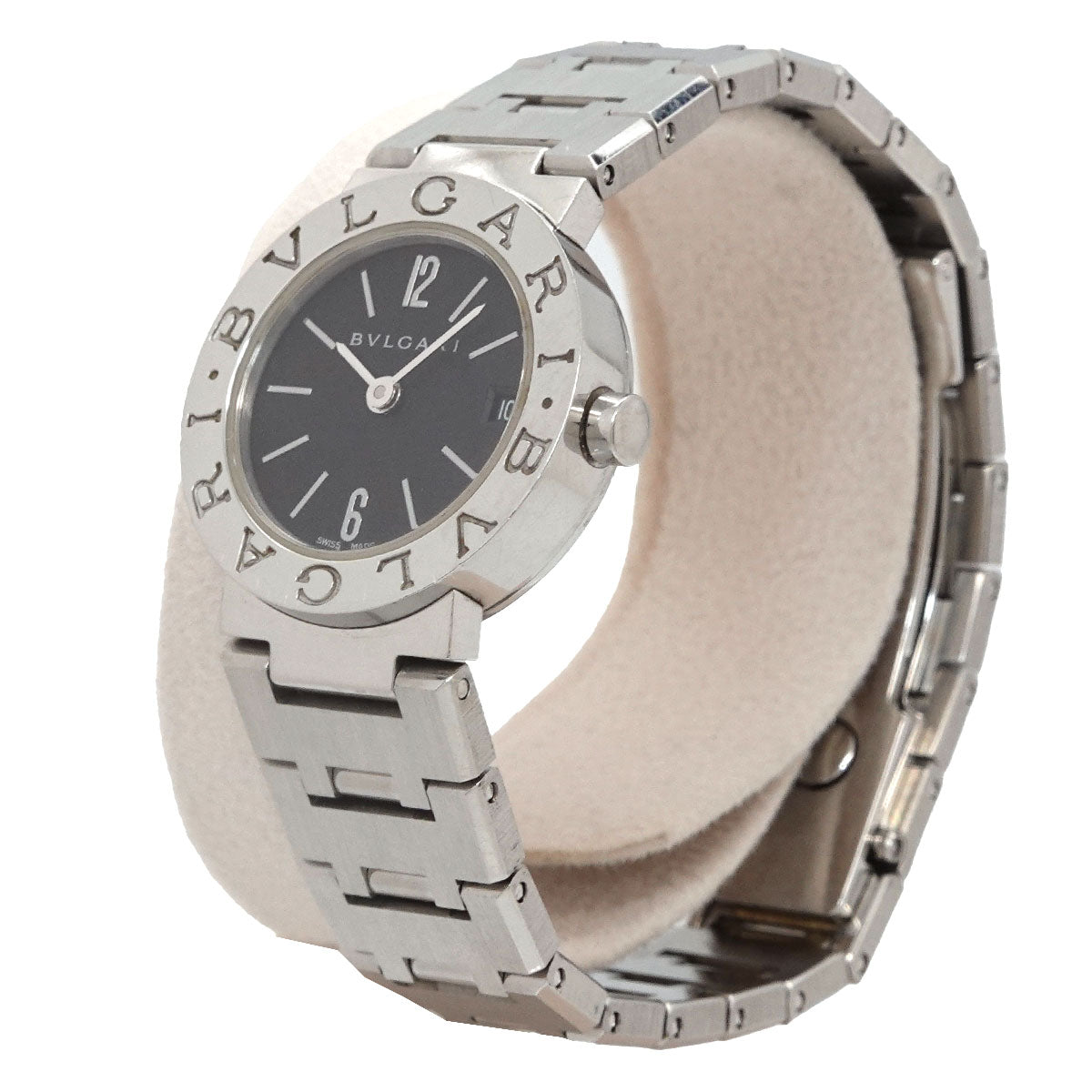 BVLGARIBVLGARI BB23SS Quartz Black Dial Ladies Watch