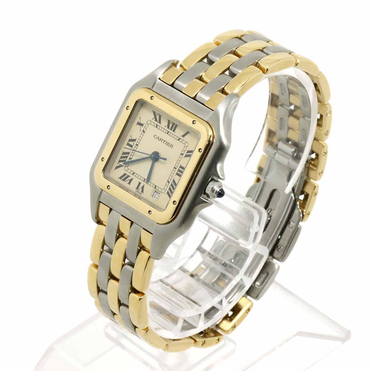 Panthere MM 3Row 83083224 YG Quartz Date Cream Dial Boys