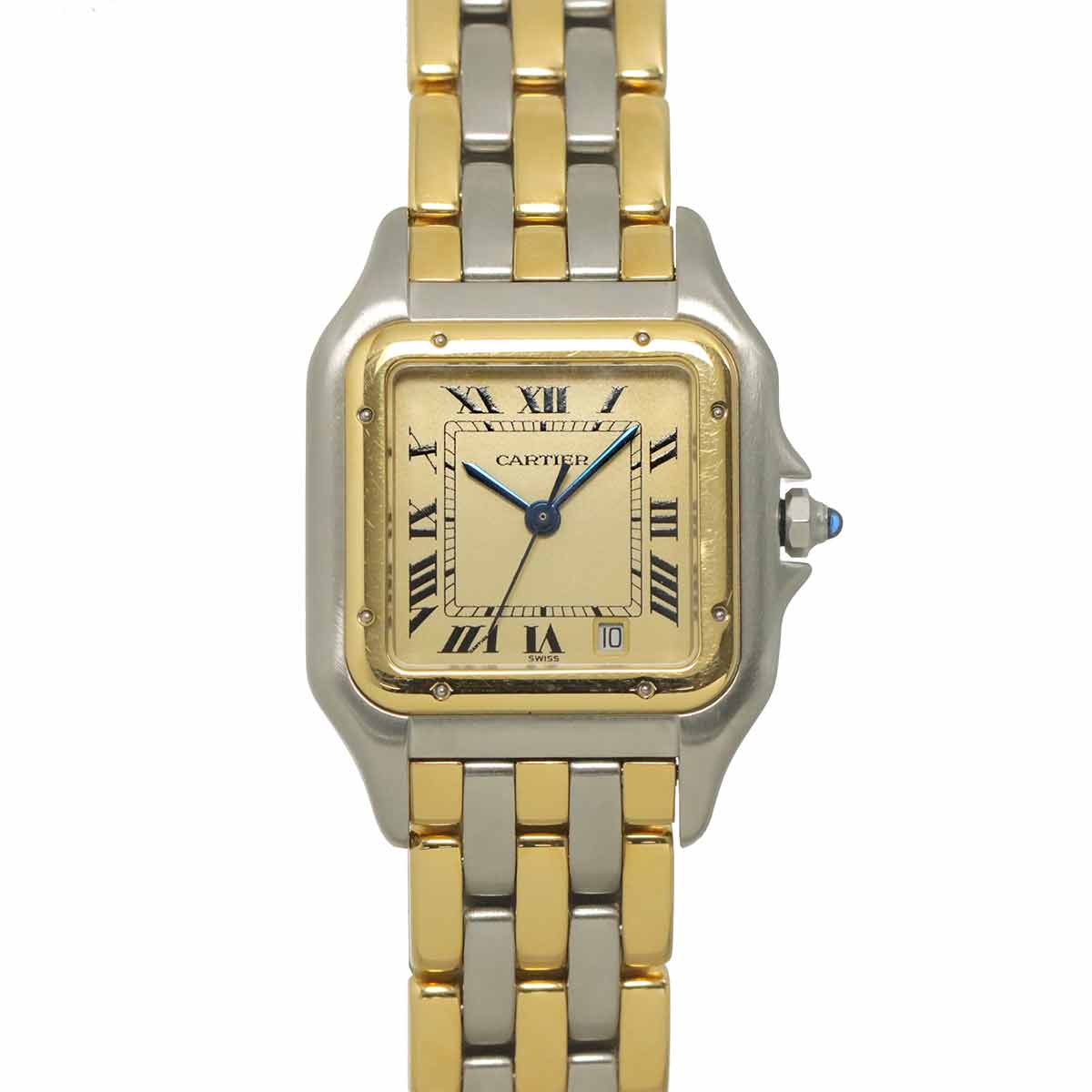 Panthere MM 3Row 83083224 YG Quartz Date Cream Dial Boys