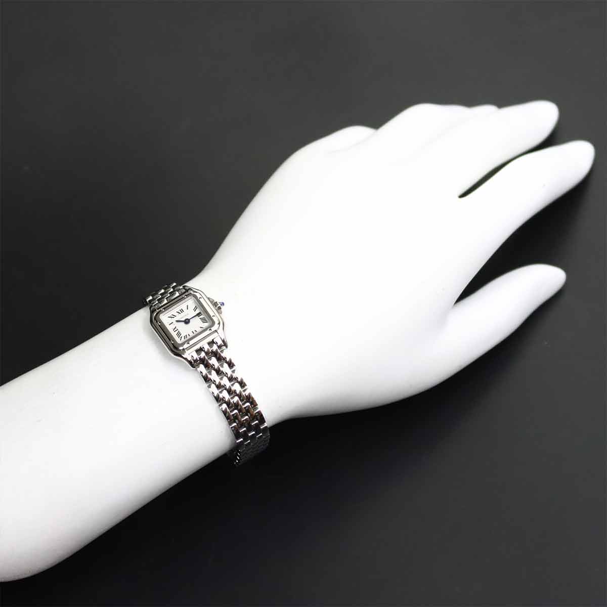 Panthere de Cartier mini WSPN0019 Quartz Silver Dial Ladies