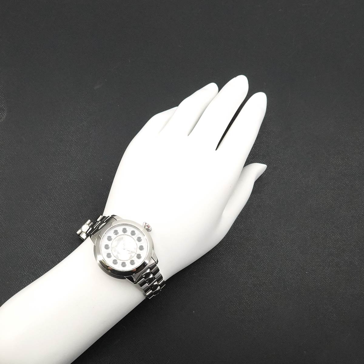 Ishine 12100S Quartz White Shell Dial Ladies Watch