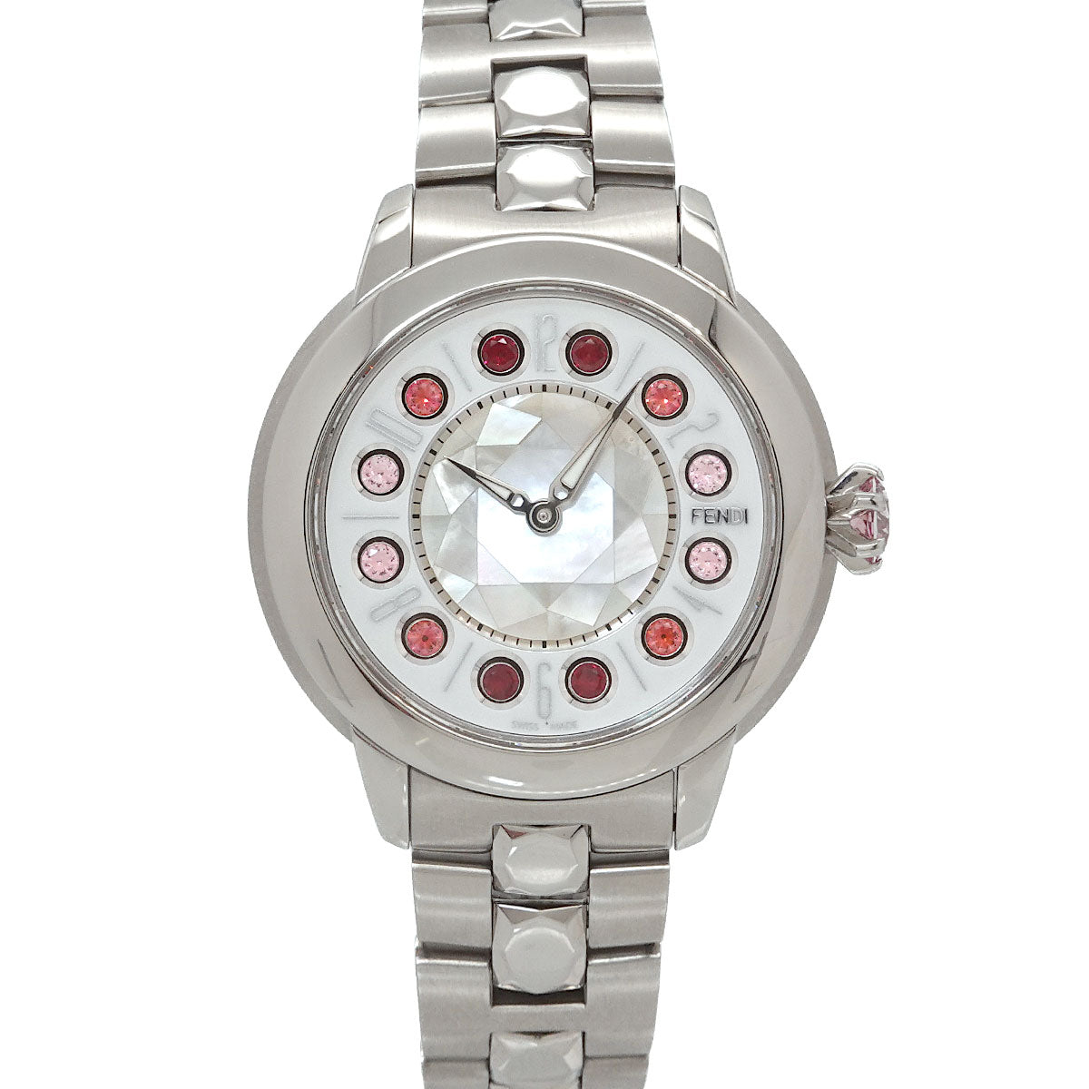 Ishine 12100S Quartz White Shell Dial Ladies Watch